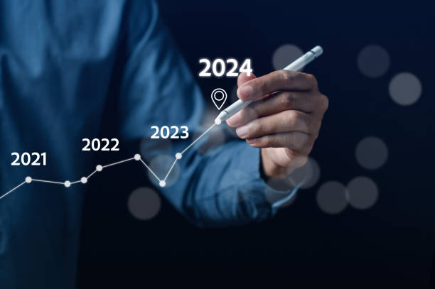 istock Loading progress from 2023 to 2024 to countdown merry christmas and happy new year, Planning and challenge strategy in new year 2024 Concept. 1733519235