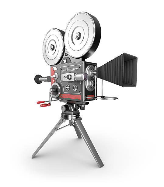 istock Vintage movie camera 173352542