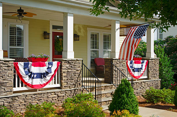 istock Front Porch on 4th of July 173353338
