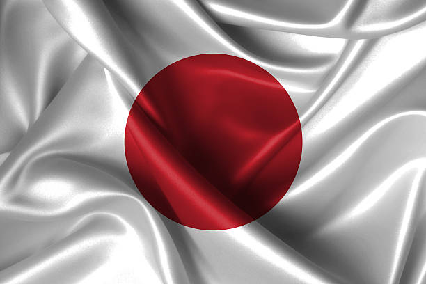 istock Wavy Flag of Japan 173353419