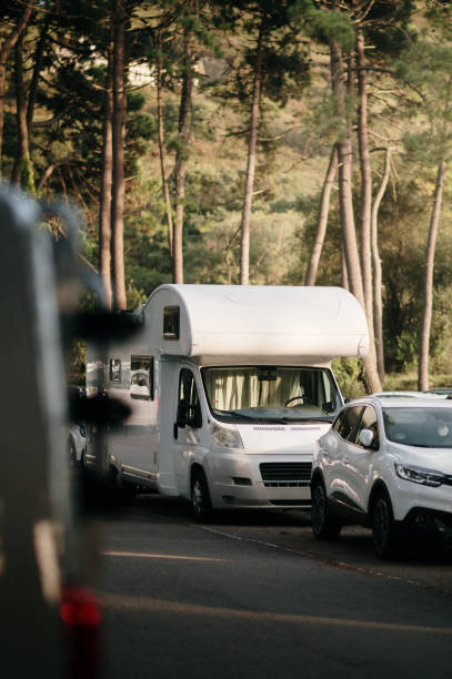 istock Motor home in a parking lot 1733543197