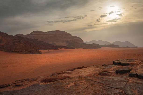 istock Wadi Rum - a red desert in Jordan 1733571832