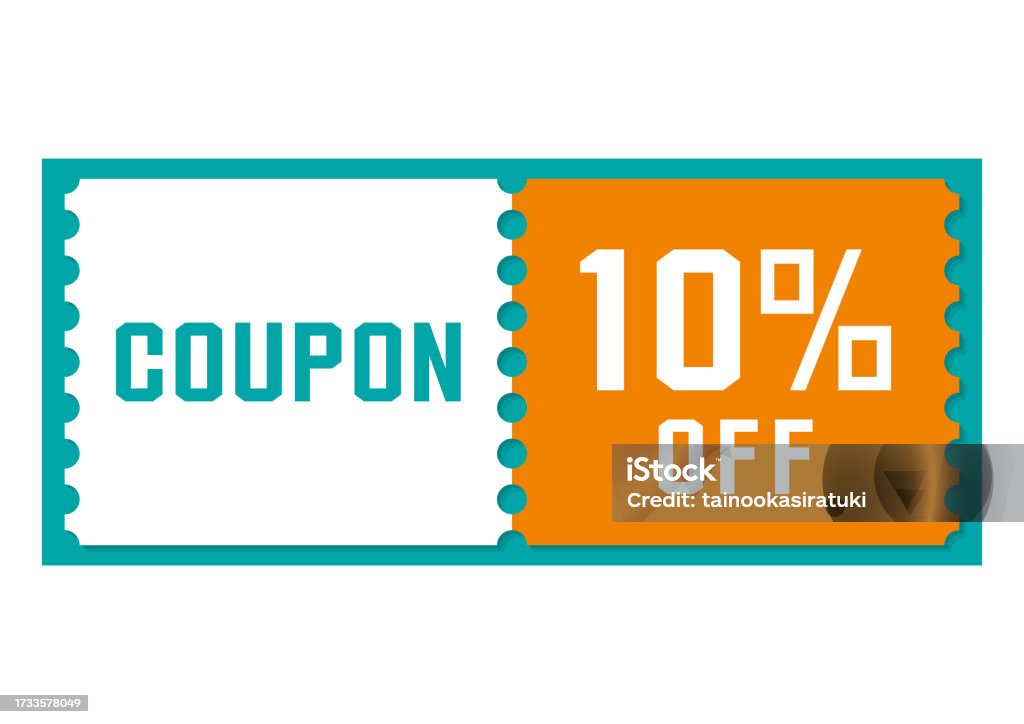 Discont Cupon Illustration Image Of A Simple Discount Coupon Stock Illustration ...