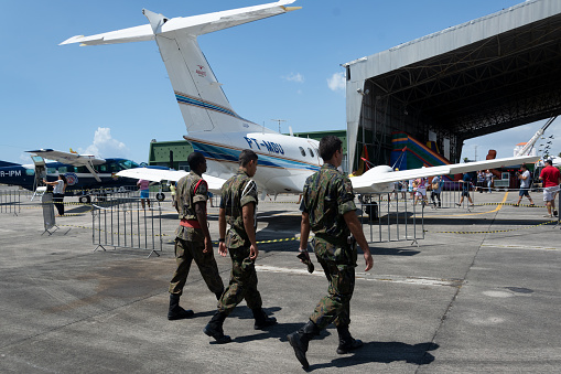 Port Vila, Vanuatu: Air Vanuatu ATR 72-600 turboprop regional airliner (72-212A, registration YJ-AV73, MSN 1358) - being serviced, with mobile ground power unit on starboard - Bauerfield / Port Vila International Airport (VLI), hub for Vanuatu's flag carrier airline, Air Vanuatu.