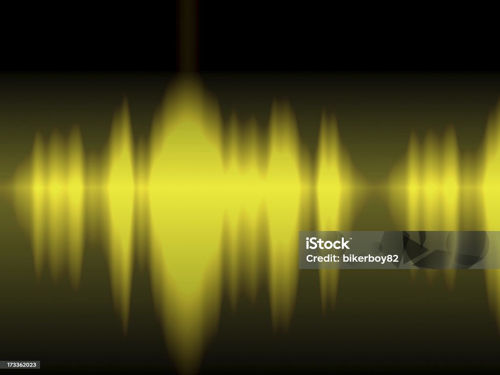 звуковая волна - Стоковые иллюстрации Абстрактный роялти-фри