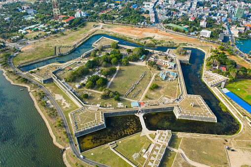 Jaffna dutch fort build in late 19th century Fortress of Our Lady of Miracles of Jafanapatao.