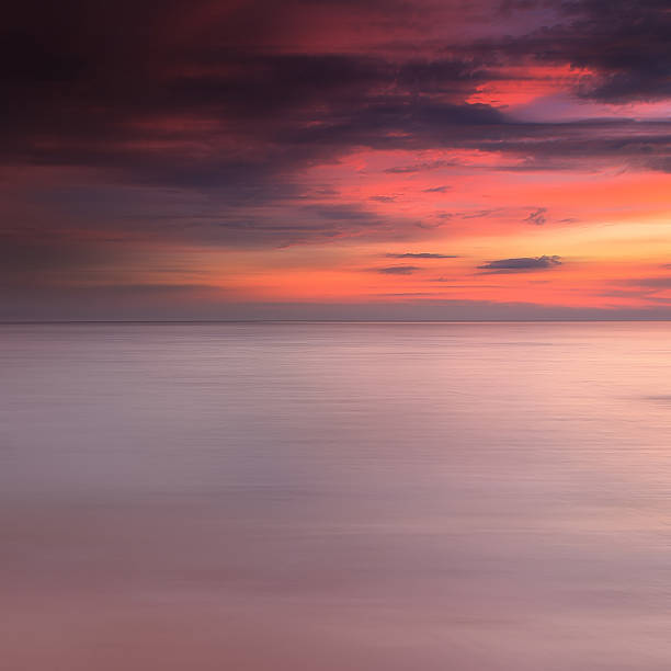 istock Long exposure of colorful sunset 173365678