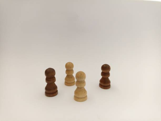 istock Chess pieces in the form of pawns 1733658310
