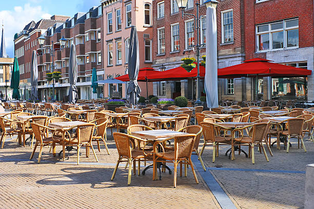istock Street cafe on the square in Gorinchem. Netherlands 173366551
