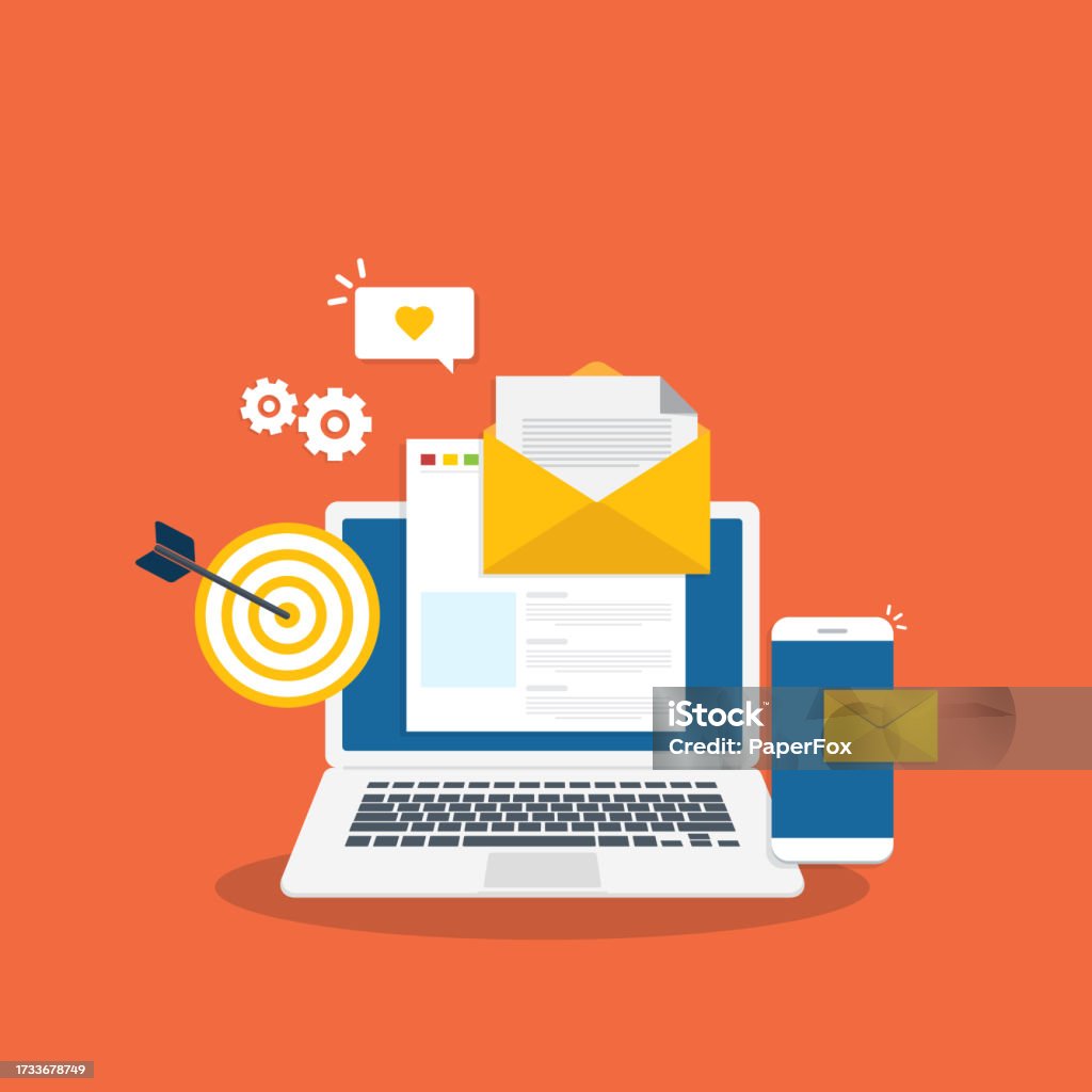 Email Abstract Email Stock Illustration - Download Image Now - Abstract, Advertisement ...