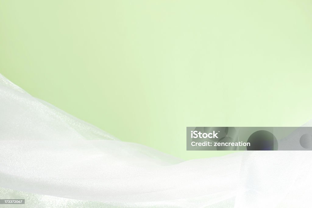 tulle blanco con fondo verde. - Foto de stock de Blanco - Color libre de derechos