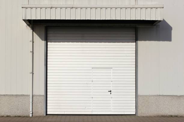 istock sectional door of a warehouse 1733723733