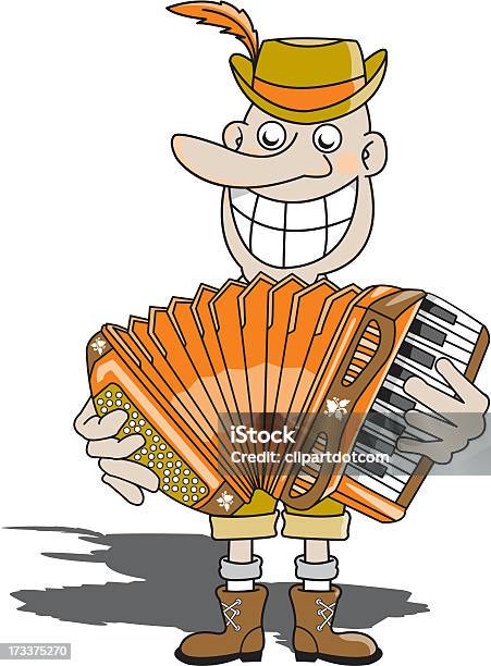 Man Playing An Accordion Stock Illustration - Download Image Now - Accordion  - Instrument, Adult, Clip Art - iStock
