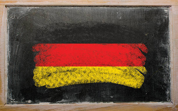 istock flag of Germany on blackboard painted with chalk 173375536