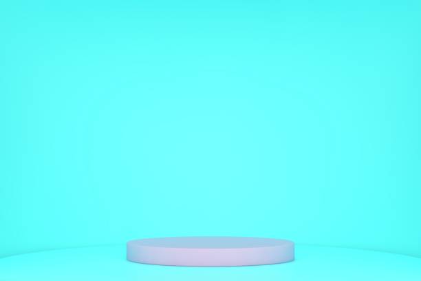 istock Abstract background for 3D product presentation, empty product stand 1733763864