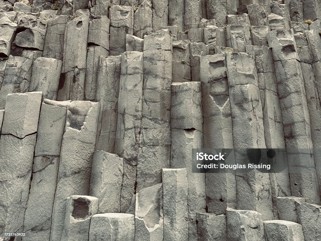 Columnar Basalt Patterns Basalt Columns Stock Photo - Download Image Now - Basalt, Pattern, Rock ...