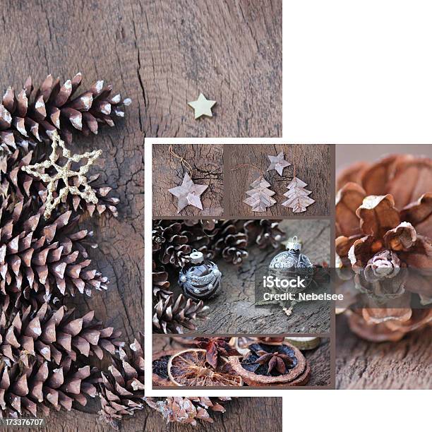 크리스마스 카드를 Pinecone 12월에 대한 스톡 사진 및 기타 이미지 - 12월, 갈색, 강림절