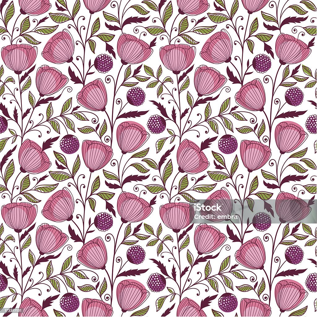 Seamless floral pattern Abstract stock vector