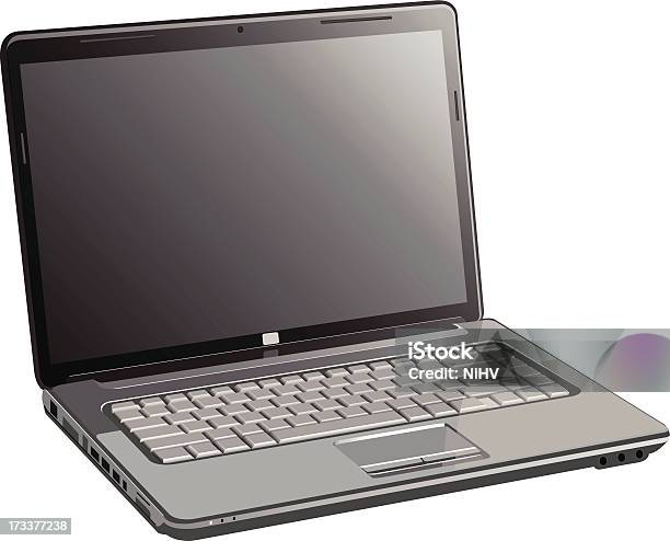 Laptop Stock Vektor Art und mehr Bilder von Computer - Computer, Computerbildschirm, Computertastatur