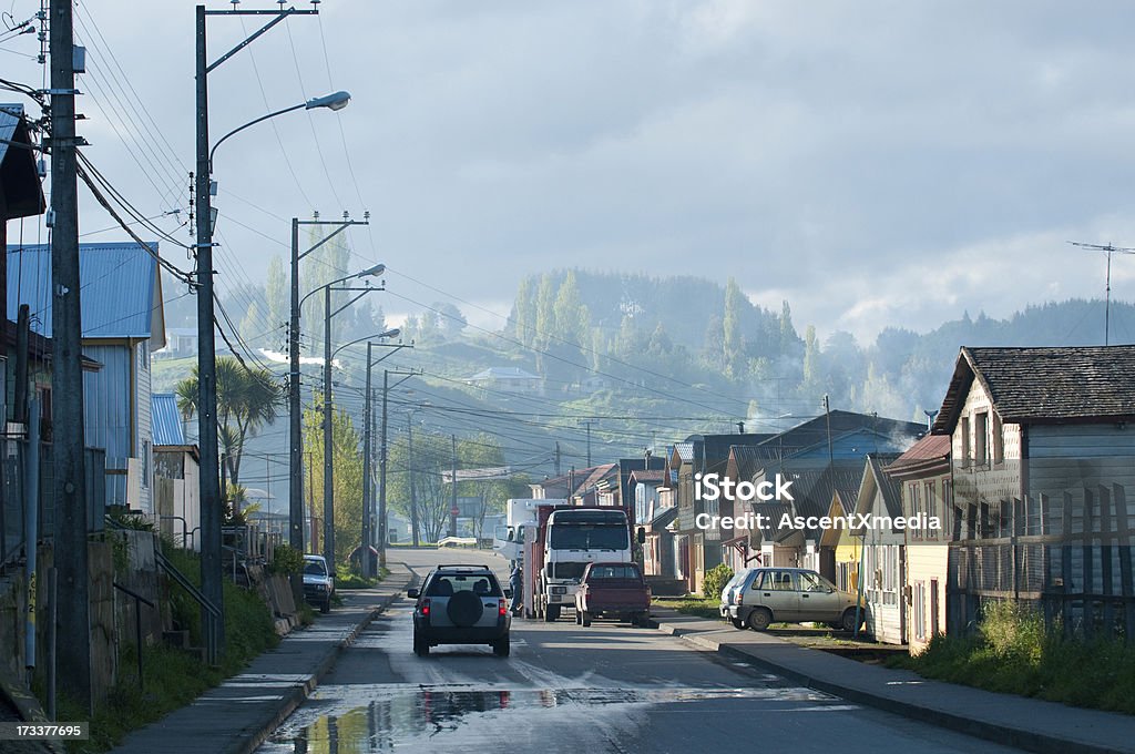 Av Pedro Montt de Castro de chiloé, Chile - Foto de stock de Aire libre libre de derechos