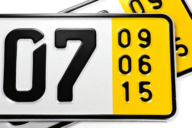 istock validity date of a German temporary registration plate 1733779901