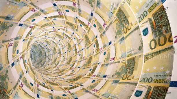 istock Flying forward in a 200 Euro closed tunnel 1733808671