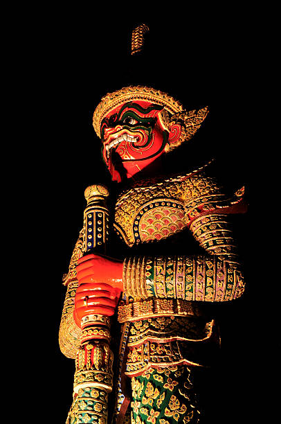 istock Guardian Statue in the night at Wat Phra Kaew 173380921