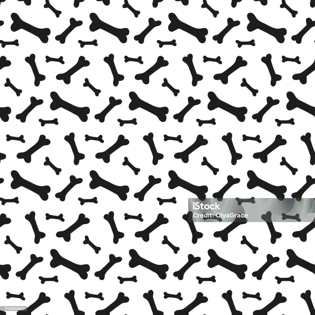 Bone Mpattern Skeleton Seamless Pattern On White Background Halloween Bones Pattern ...