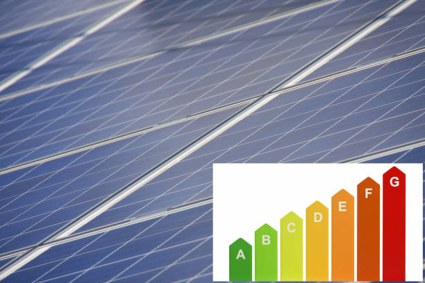 istock Energy label and a new solar system in the background 1733830399