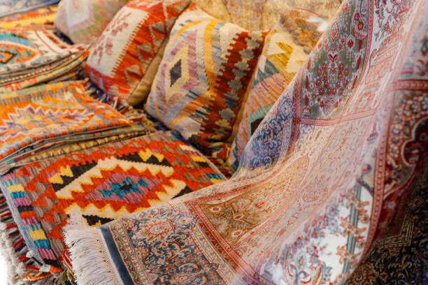 istock many rugs and pillows at the oriental bazaar 1733858400