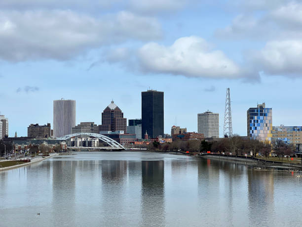 istock A distant view of the Rochester, New York skyline. 1733881746