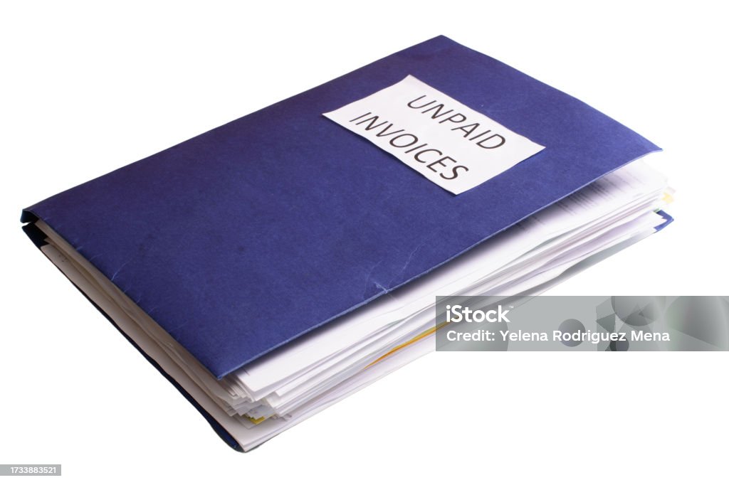 Invoice Insert Folder Invoice Folder Stock Photo - Download Image Now - Archives, Bookkeeping ...