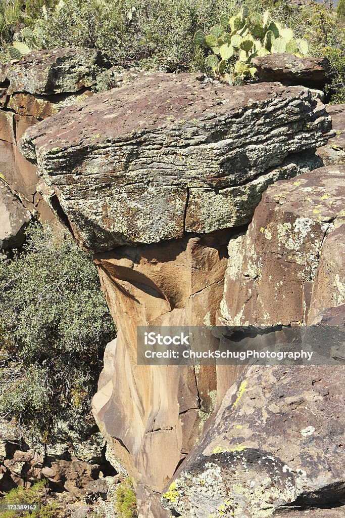 Sinagua Cliff cara formación de roca - Foto de stock de Acantilado libre de derechos