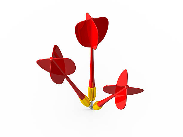 istock Group of Red Dart Arrows 173390525