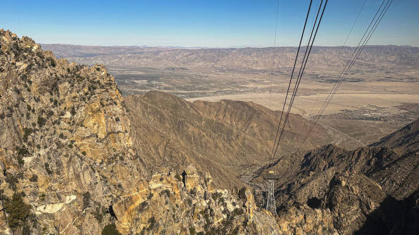 istock Snow topped mountain views from Palm Springs Tramway 1734129347