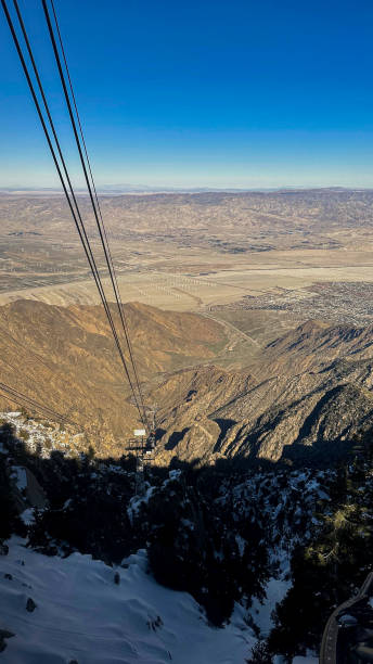 istock Snow topped mountain views from Palm Springs Tramway 1734129882