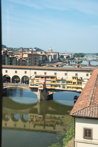 View of the river Arno in Florence,