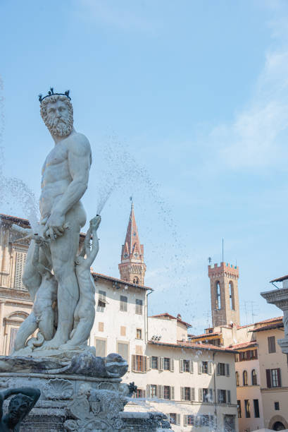 istock Statue of Neptune in Piazza della Signoria 1734143917