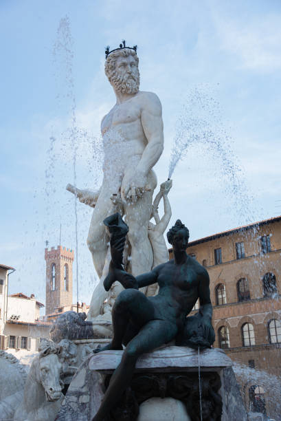 istock Statue of Neptune in Piazza della Signoria 1734146394