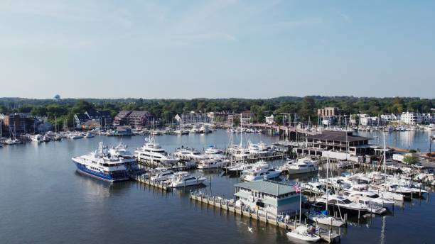 istock Marina and Bridge in Annapolis, Maryland 1734176324