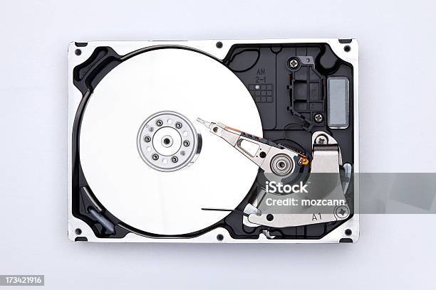 Hard Disk Stock Photo - Download Image Now - Hard Drive, Inside Of, Above