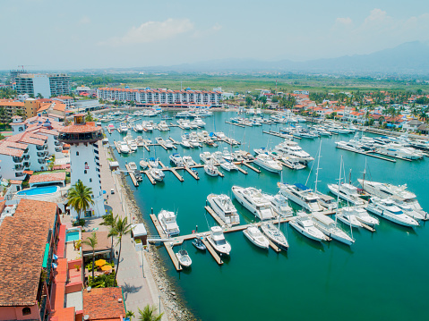 Drone View Marina and Yachts