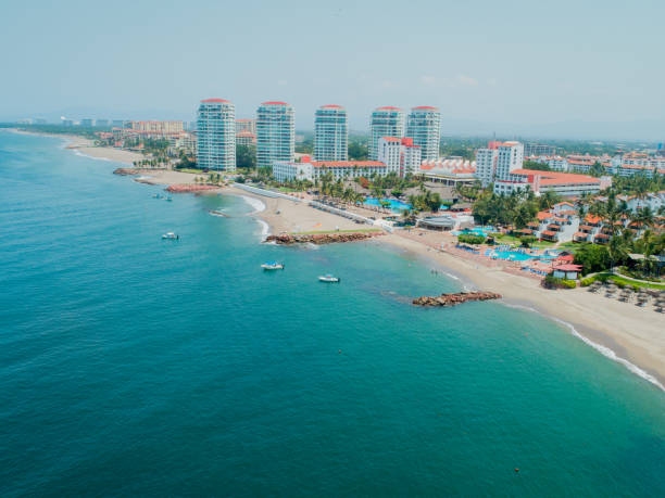 istock Beautiful Beach in Marina Vallarta, Mexico 1734244295