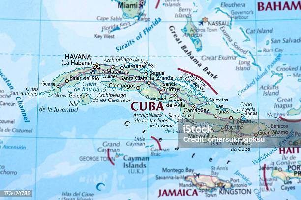 Foto de Cuba e mais fotos de stock de Ilhas Caimãs - Ilhas Caimãs, Mapa, Cidade