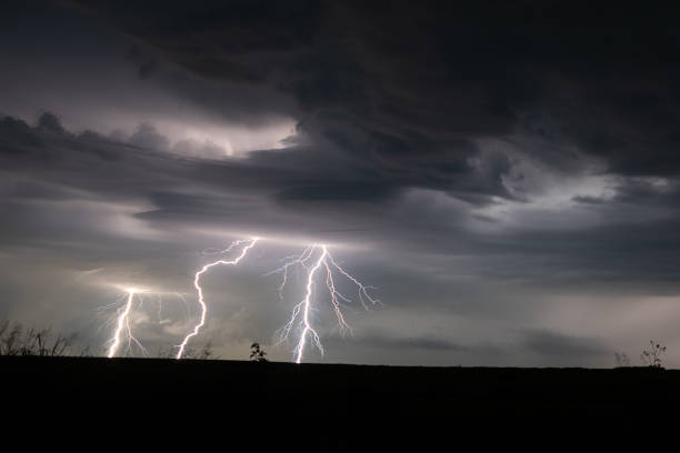 istock Nighttime Lightning, John Dahl Wildlife Management Area, Osage County, OK 1734253932