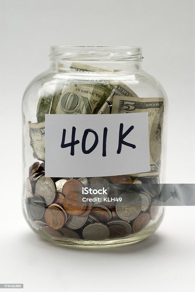 401 K Fund - Lizenzfrei 401K - englischer Begriff Stock-Foto