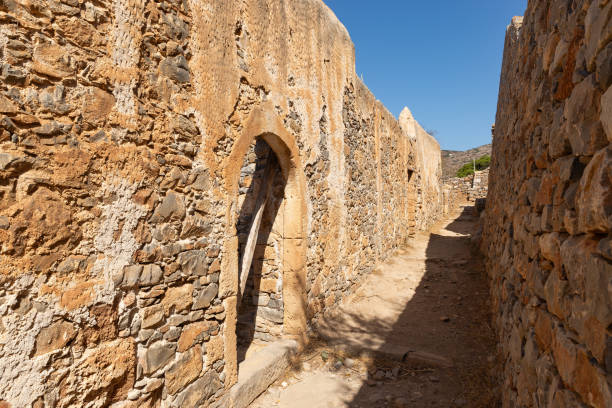 istock Ruins of houses. 1734274447