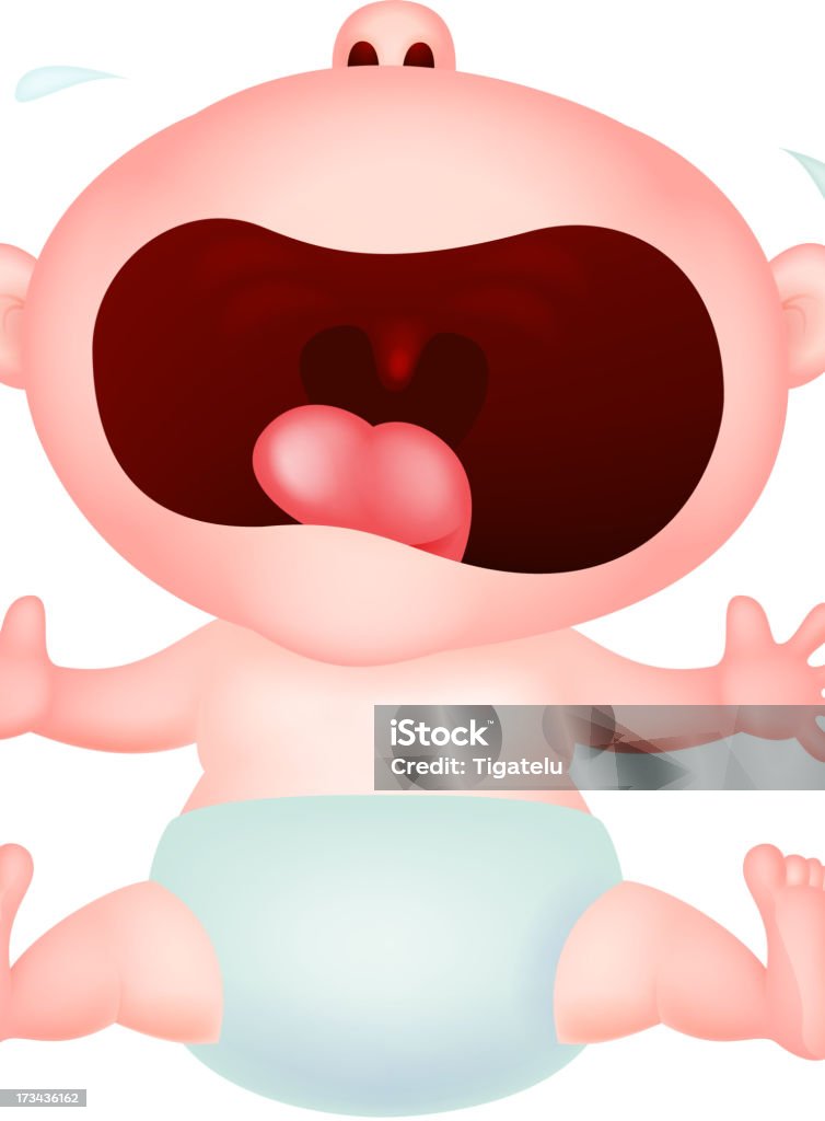 Baby Cartoon Crying Stock Illustration - Download Image Now - Baby - Human  Age, Cartoon, Characters - iStock