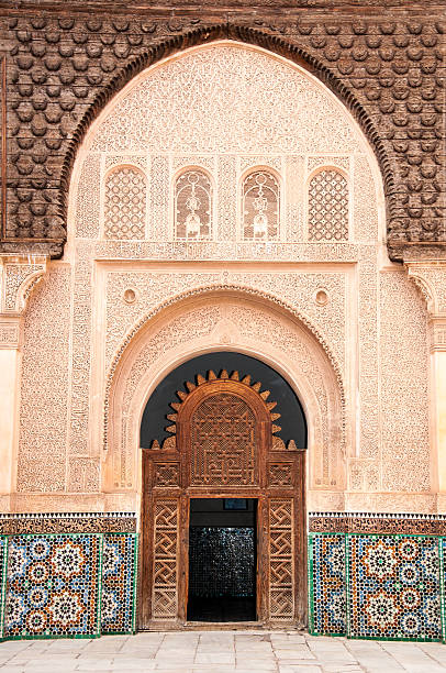 istock Entrance door decoration in Marrakech, Morocco 173436457