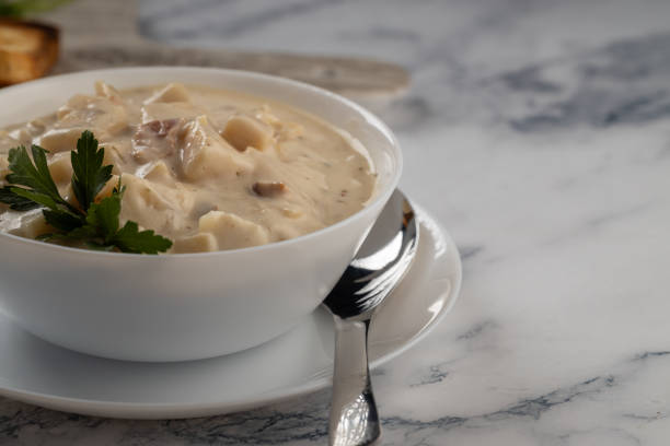 istock Cream soup with potato 1734433204
